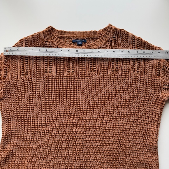American Eagle Knit Sweater Light Brown Size M - Picture 11 of 14